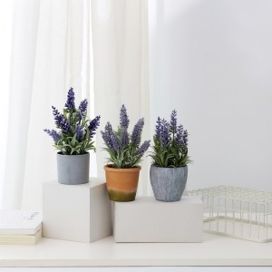 hot sale factory direct supply potted artificial lavender