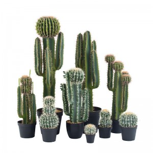 High quality custom decorative large size faux cactus artificial cactus plants