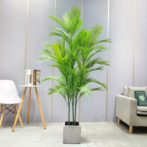 Wholesale factory price Areca Palm Dypsis lutescens Customizable artificial palm tree with potted