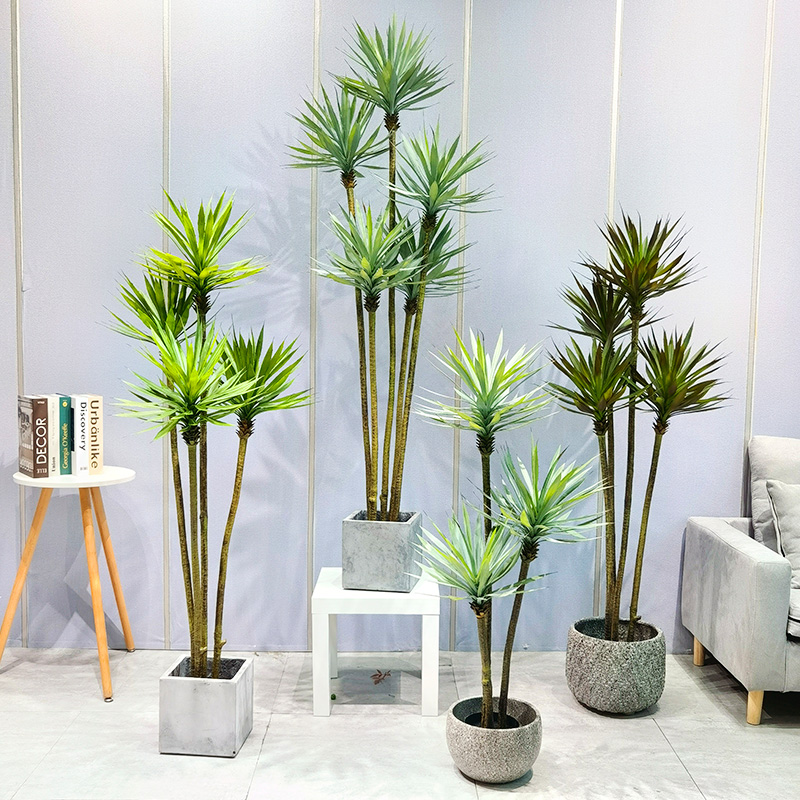 Explore Nature's Elegance with the Artificial Plastic Tree Agave sisalana!