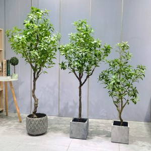 Wholesale Artificial Plant Vivid Nearly Natural Durable Pieris Tree for garden supplier wedding decor Indoor Outdoor decoration