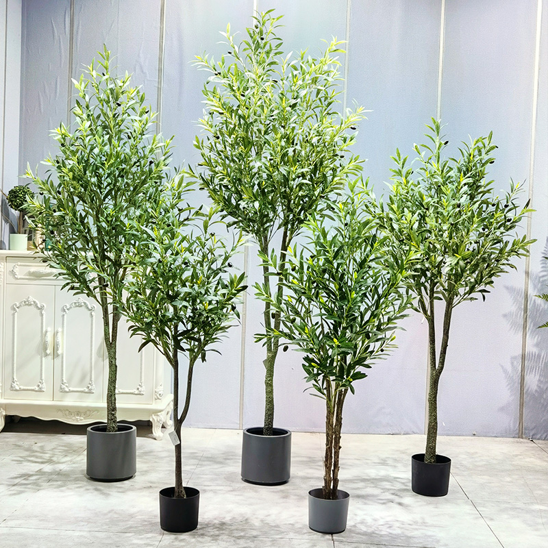 Wholesale Faked Garden Supplies Plastic Faux Indoor Outdoor Artificial Olive Tree for wedding centerpieces table decorations