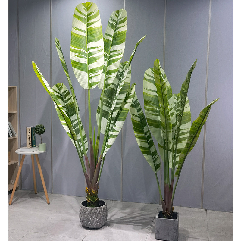 Simulation Palm Tree Artificial Plant Highly Adaptable Vivid Banana Tree for garden supplier wedding decor gardening decorations