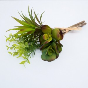 single branch artificial succulent