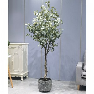 Wholesale Handmade Factory Manufacture artificial trees artificial plants faux tree Eucalyptus tree for Home Decor