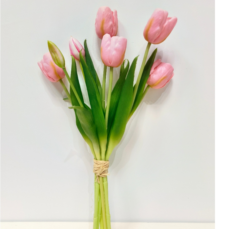 Promotional products artificial flower tulip single stem home decorative real touch simulation tulips